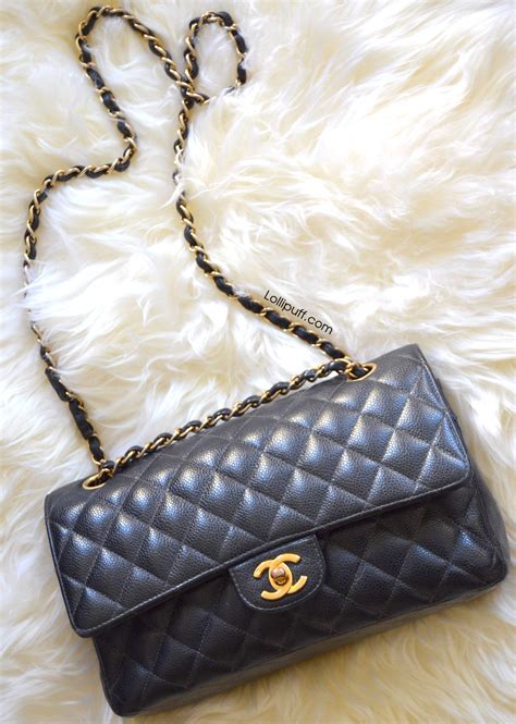 chanel double flap caviar medium